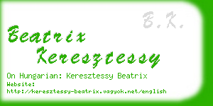 beatrix keresztessy business card